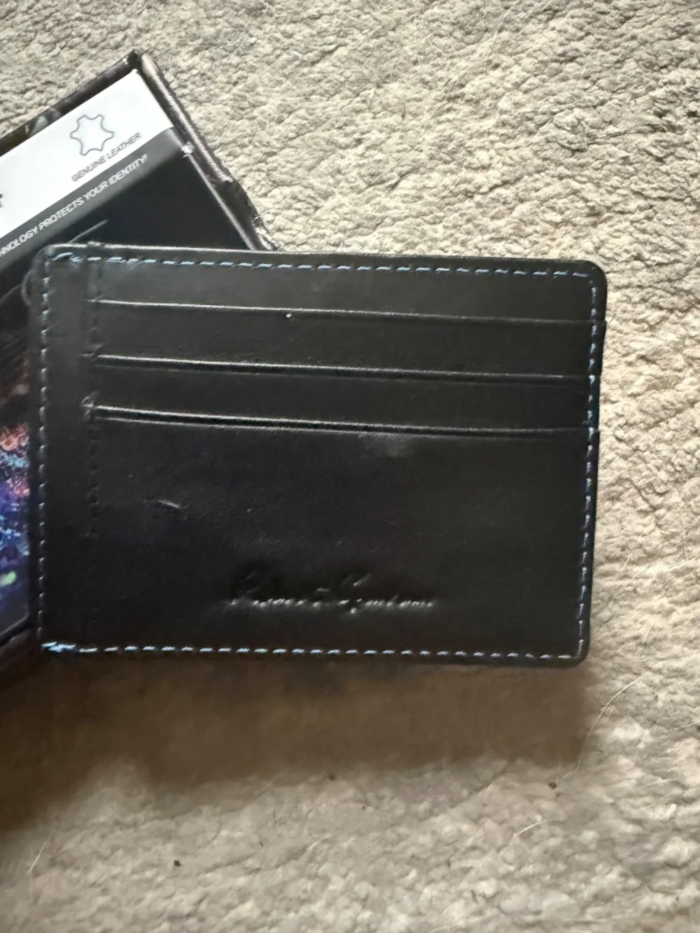Robert Graham Brand New Wallet Retail $128; Black Leather